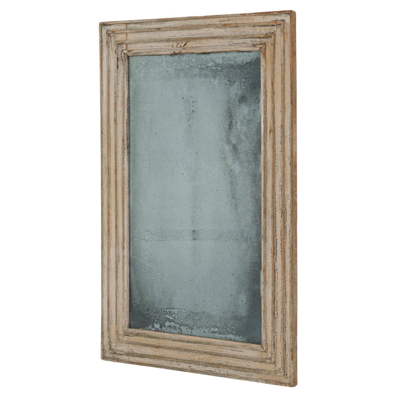 19th Century French Provincial Patinated Mirror
