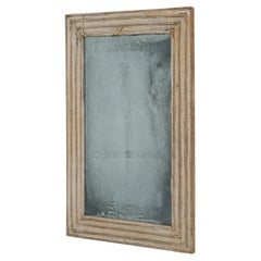 Antique 19th Century French Provincial Patinated Mirror