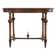 19th Century French Provincial Petite Walnut Writing Table