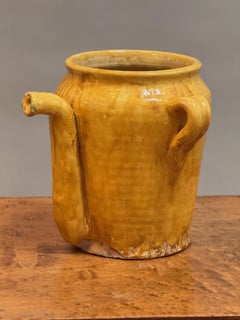 19th Century French Provincial Terra Cotta Pot with A Spout