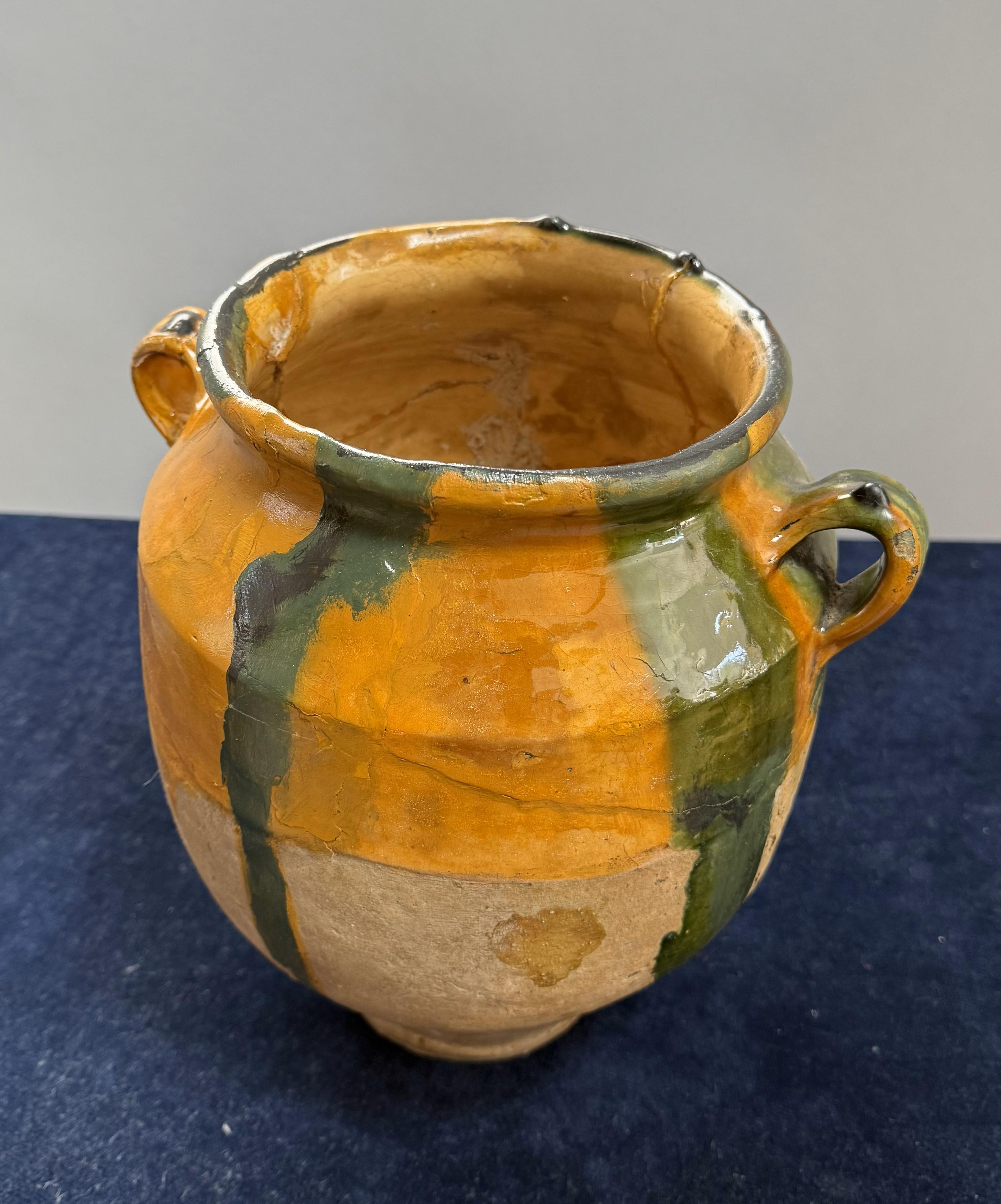 Glazed 19th Century French Provincial Terracotta 
