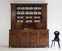 Buffet Vaisselier provincial français du 19e siècle