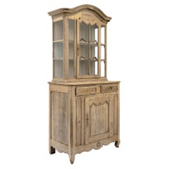 Antique 19th Century French Provincial Vitrine