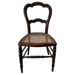 19th Century French Provincial Walnut Caned Chair