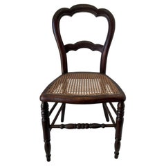 19th Century French Provincial Walnut Caned Chair
