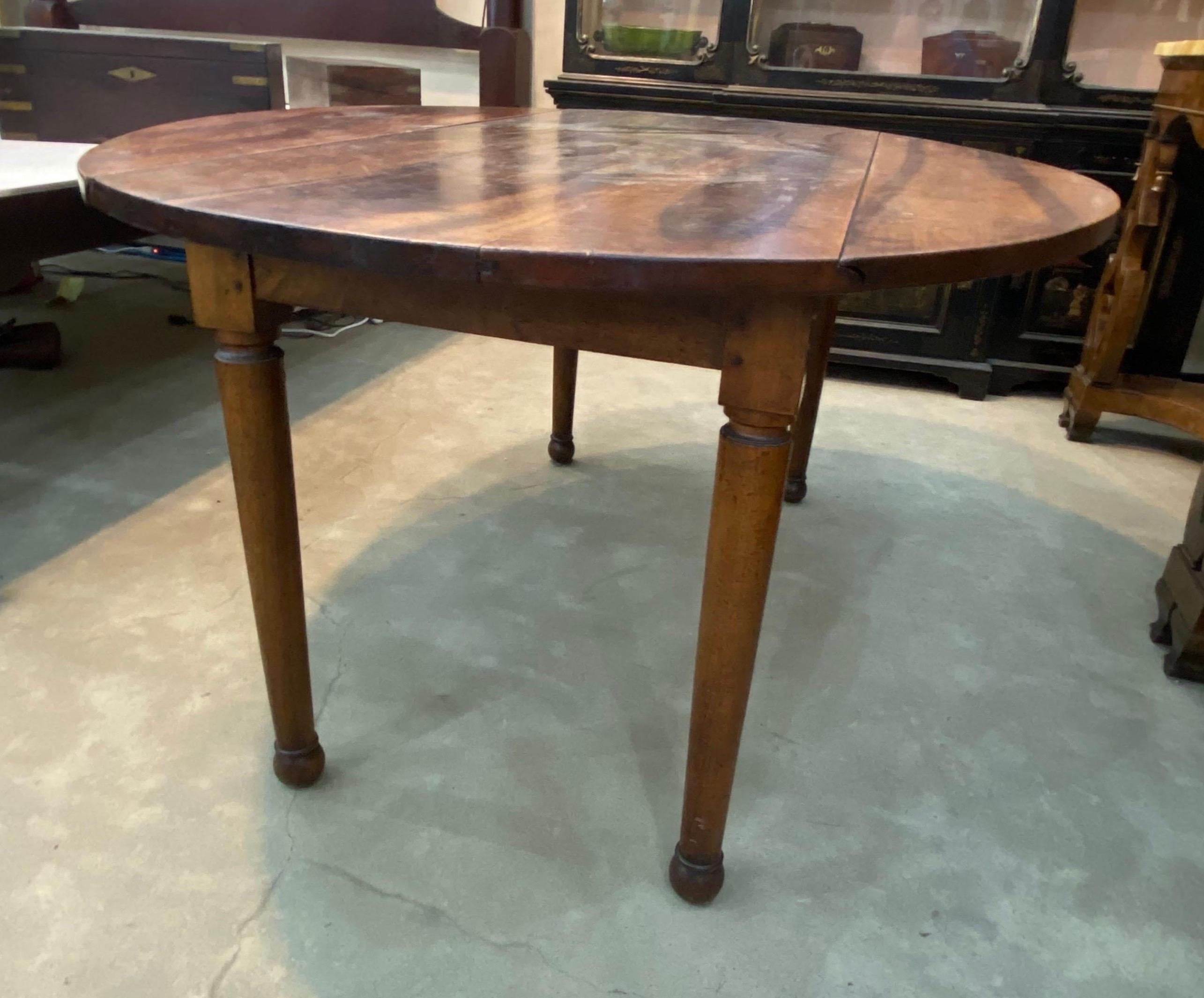 19th Century French Provincial Walnut Dining Table 2