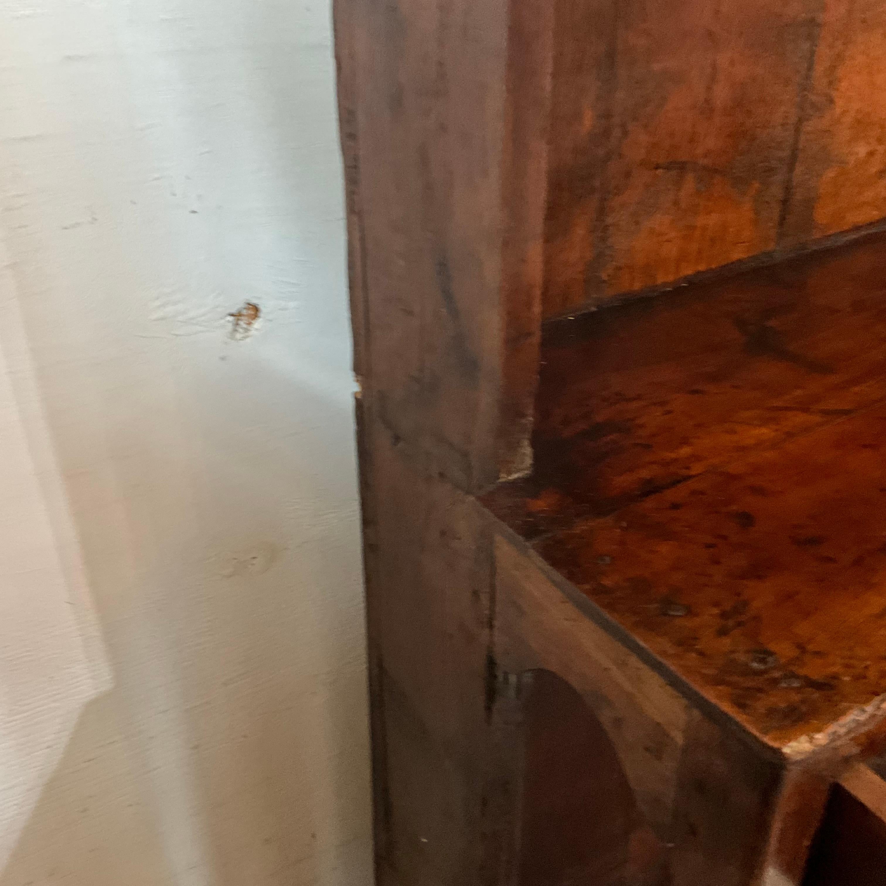 19th Century French Provincial Walnut Hutch For Sale 3