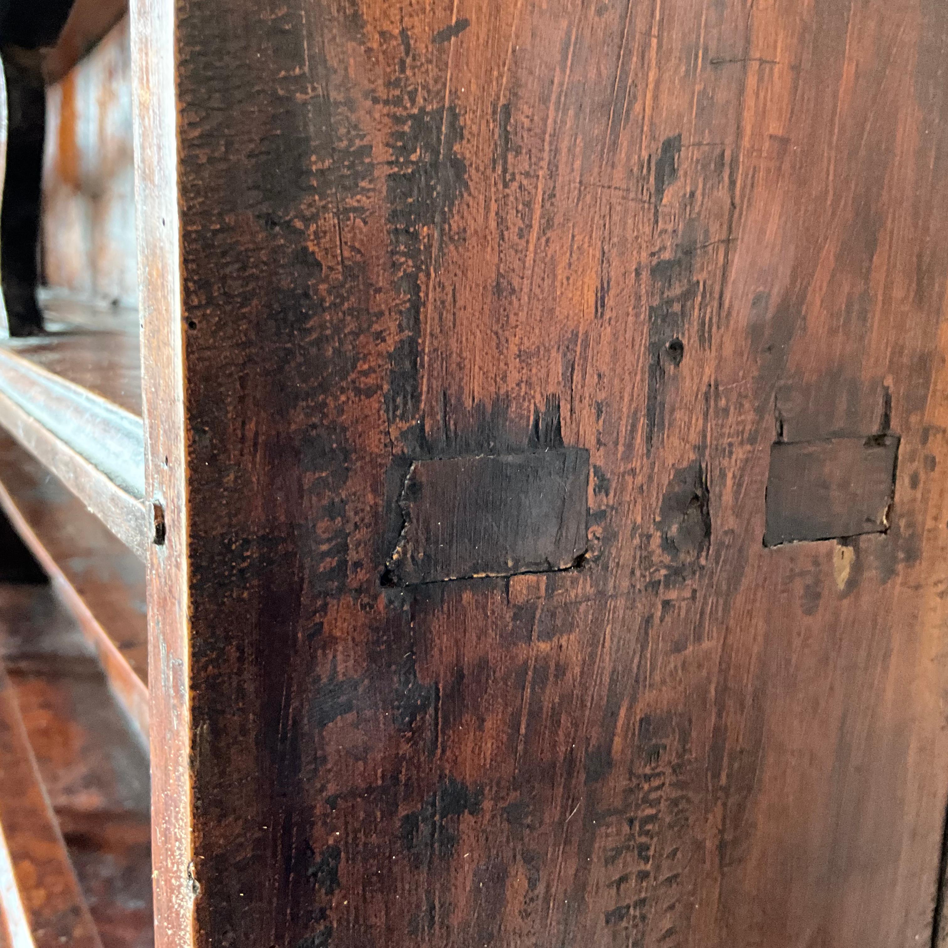 19th Century French Provincial Walnut Hutch For Sale 5