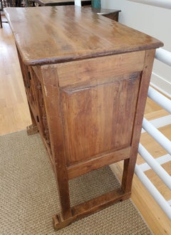 19th Century French Provincial Walnut "Panettiere" Bread Cabinet