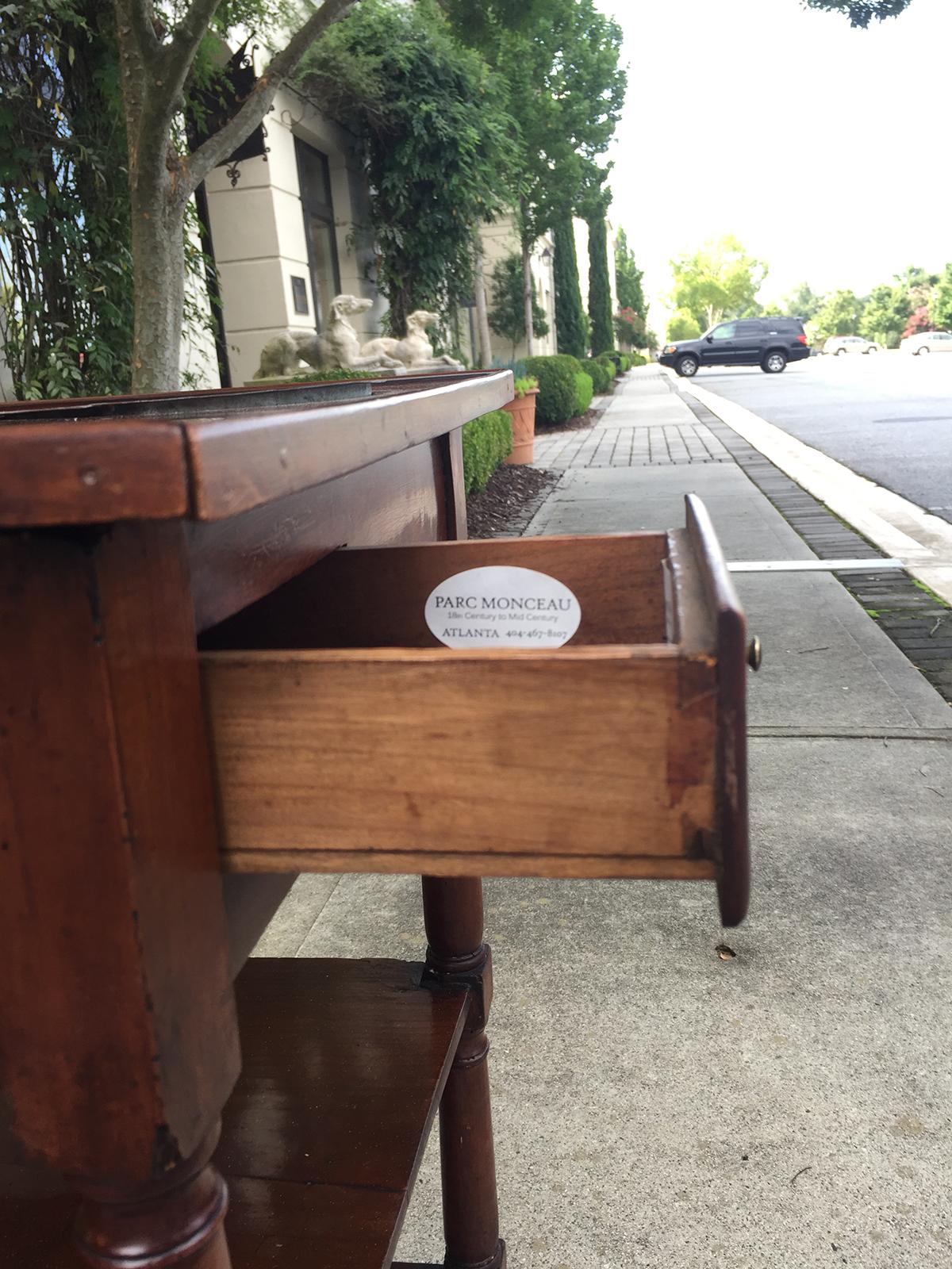 Tôle 19th Century French Provincial Walnut Rafraichissoir