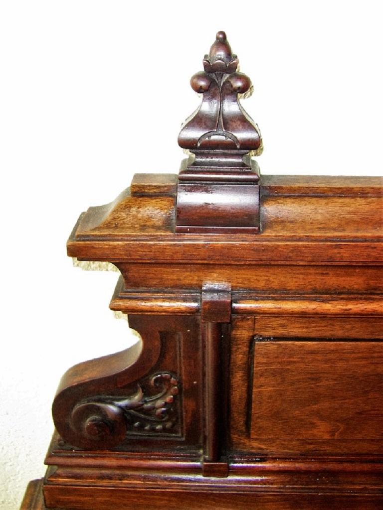19th Century French Provincial Walnut Umbrella or Stick Stand 1