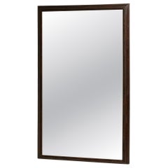 19th Century French Provincial Wood Mirror with Glass Accents