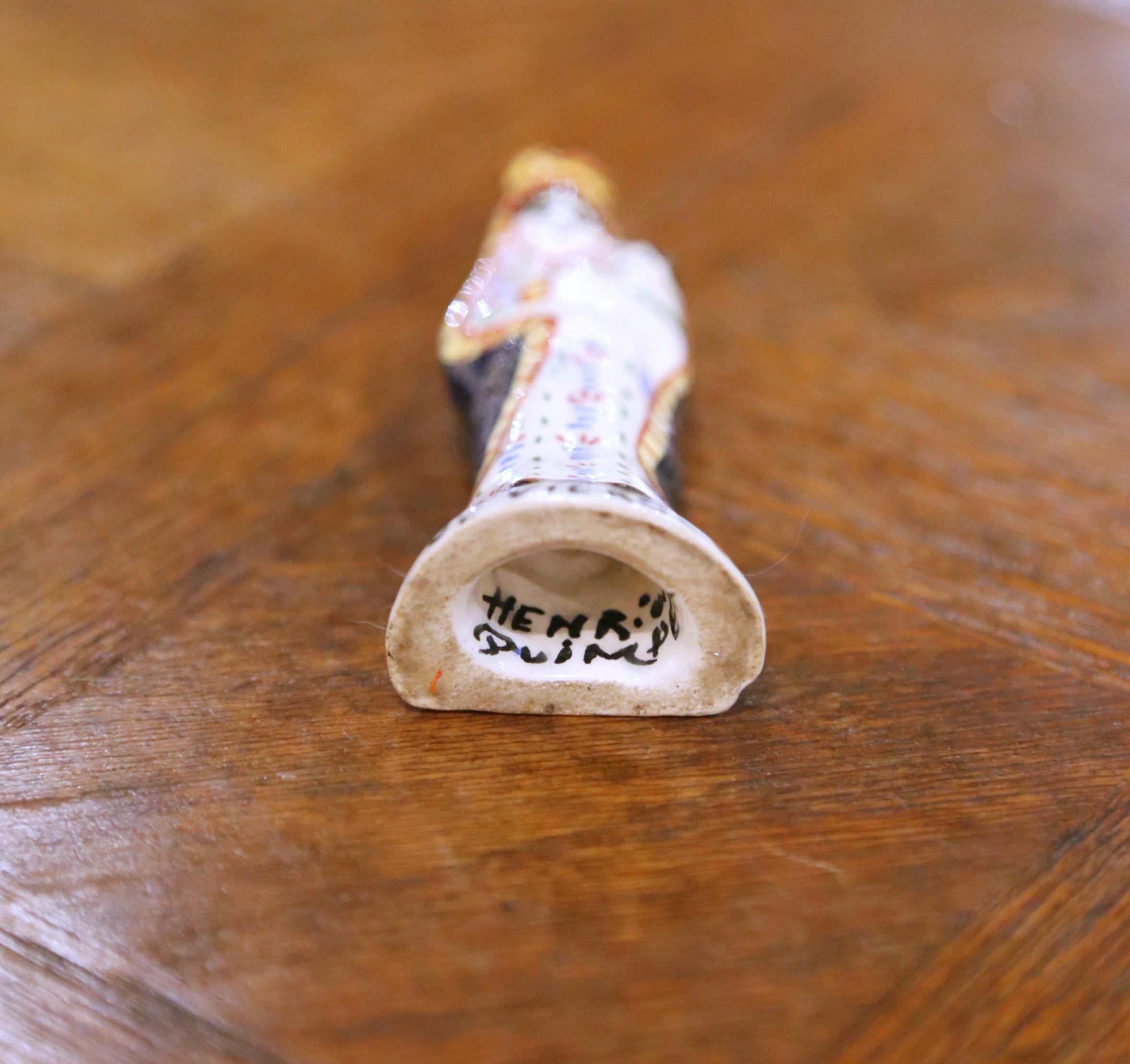 19th Century French Quimper Faience Virgin Mary and St. Anne Figures, Set of Six en venta 9