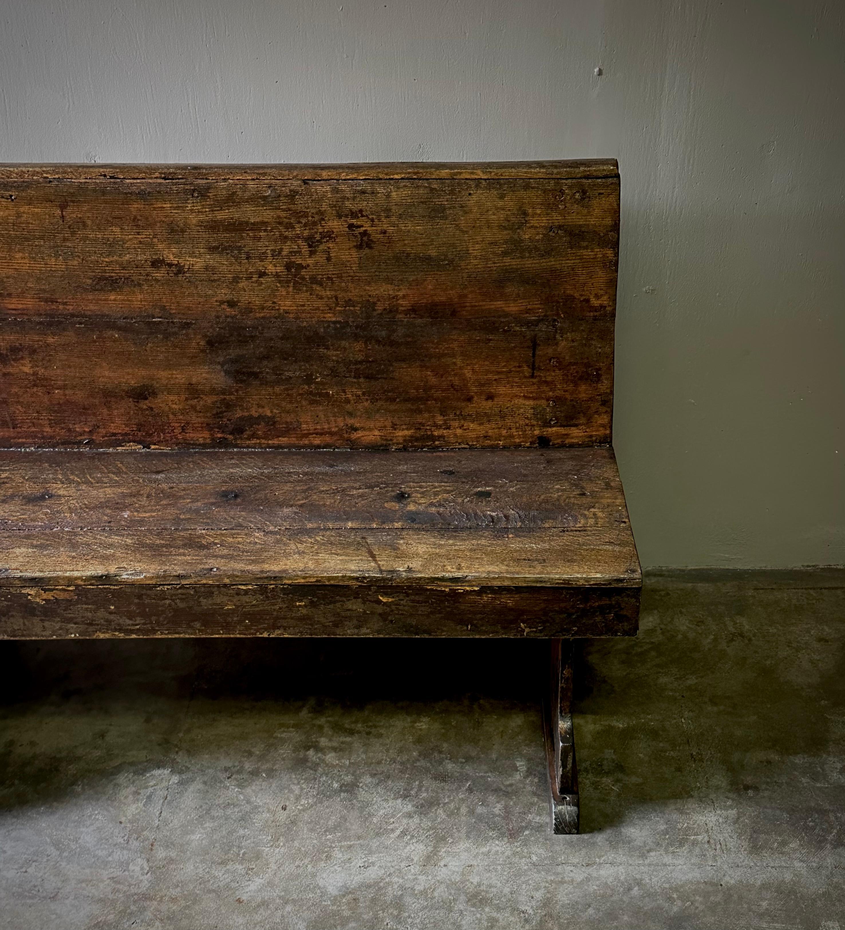 19th Century French Railway Bench In Good Condition In Los Angeles, CA