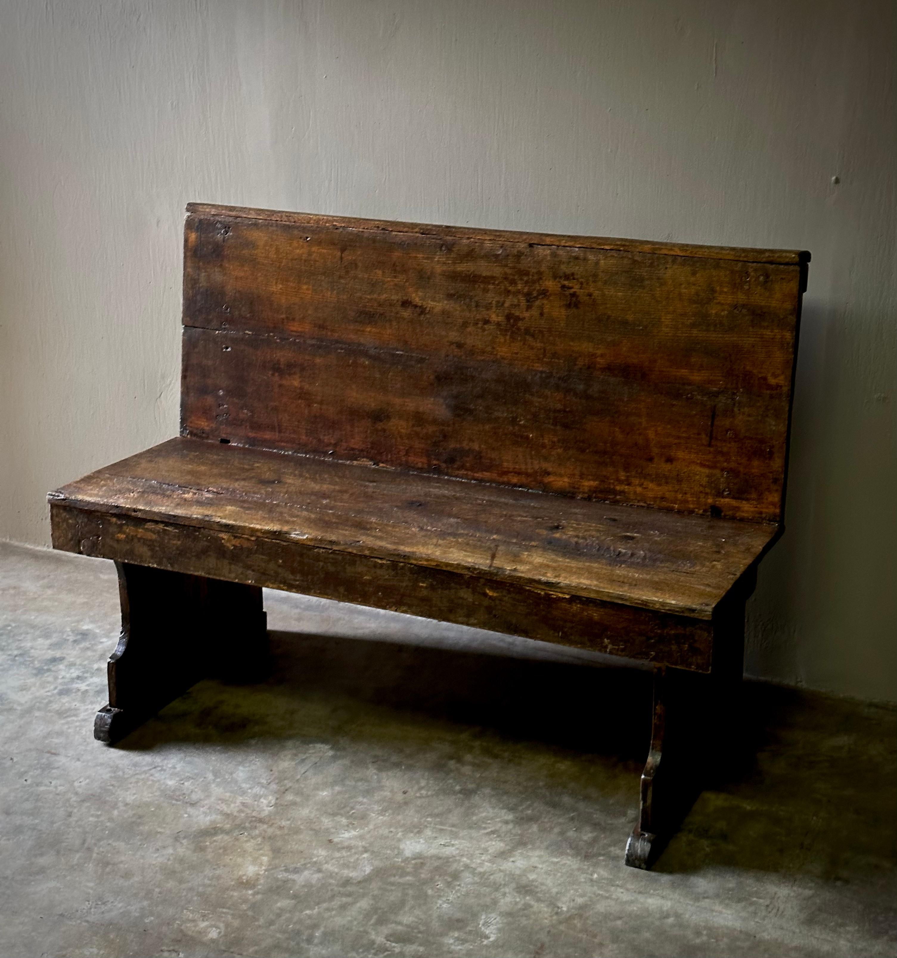 Late 19th Century 19th Century French Railway Bench