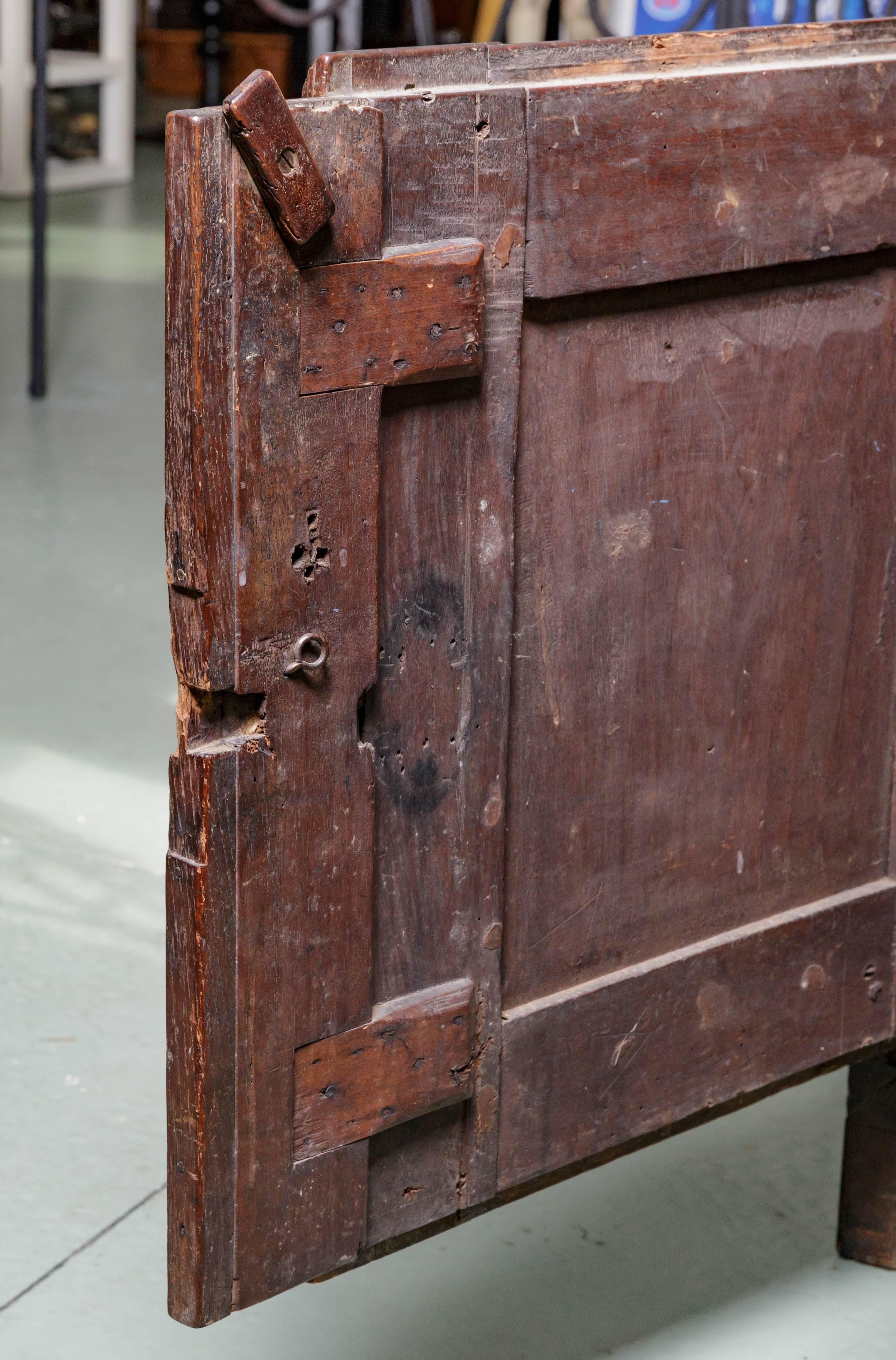 19th Century French Raised Panel Two-Door Cabinet 1
