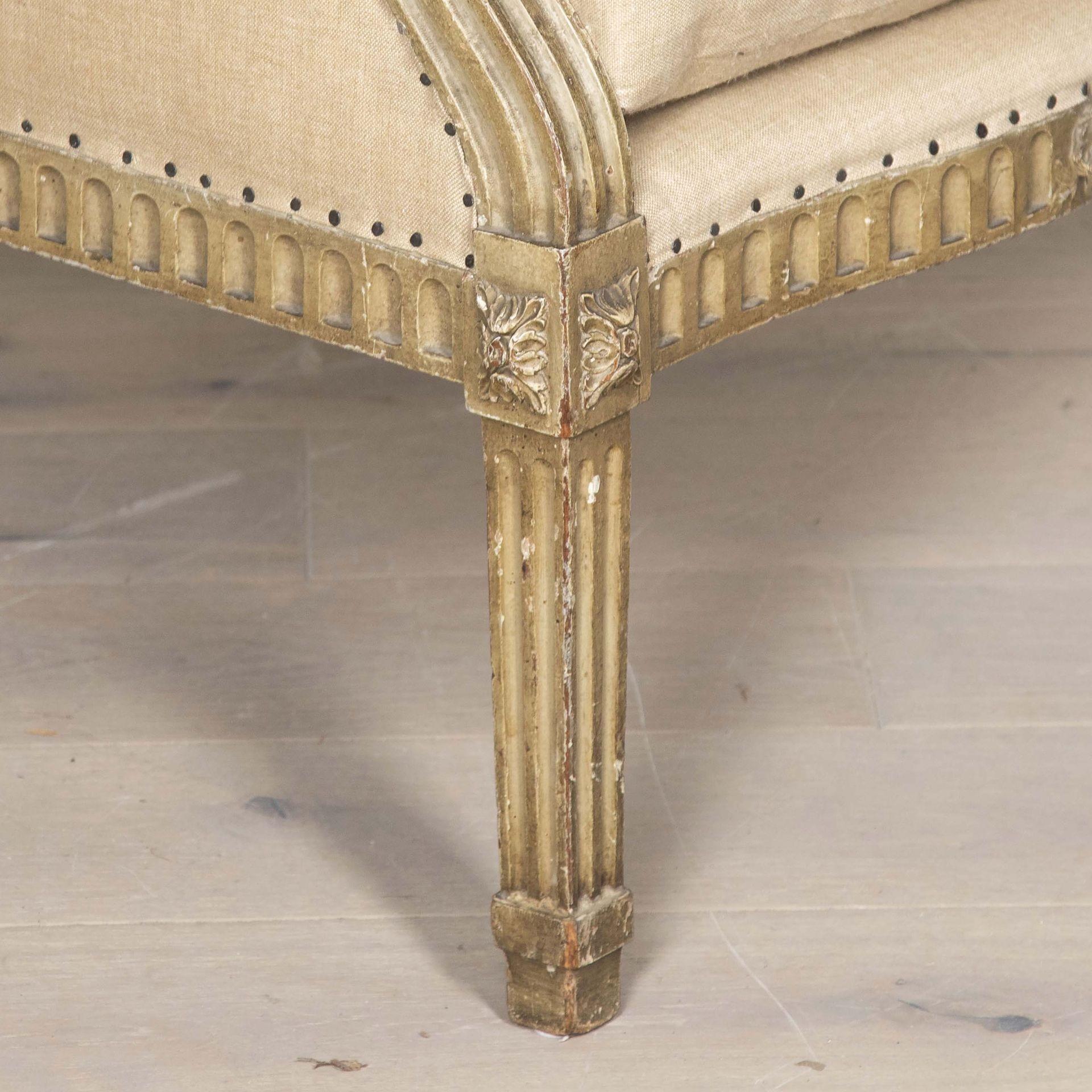 19th Century French Reclining Wing Chair For Sale 2