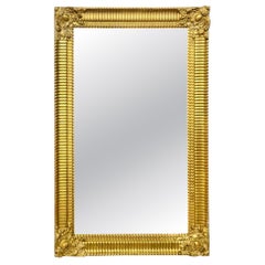 19th Century French Rectangular Giltwood Louis Philippe Mirror