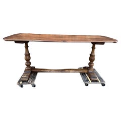 19th Century French Refectory Console/ Dining Table