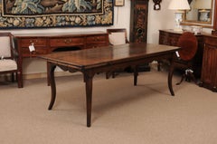 19th Century French Refractory Oak Farm Table