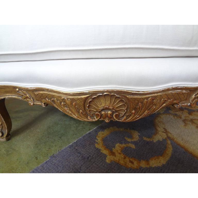 19th Century French Regence Style Giltwood Marquise In Good Condition For Sale In Houston, TX
