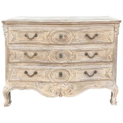 19th Century French Regence Stripped Commode