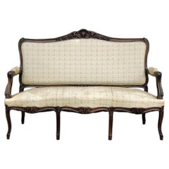 Used 19th Century French Regence Walnut Canape, Sofa