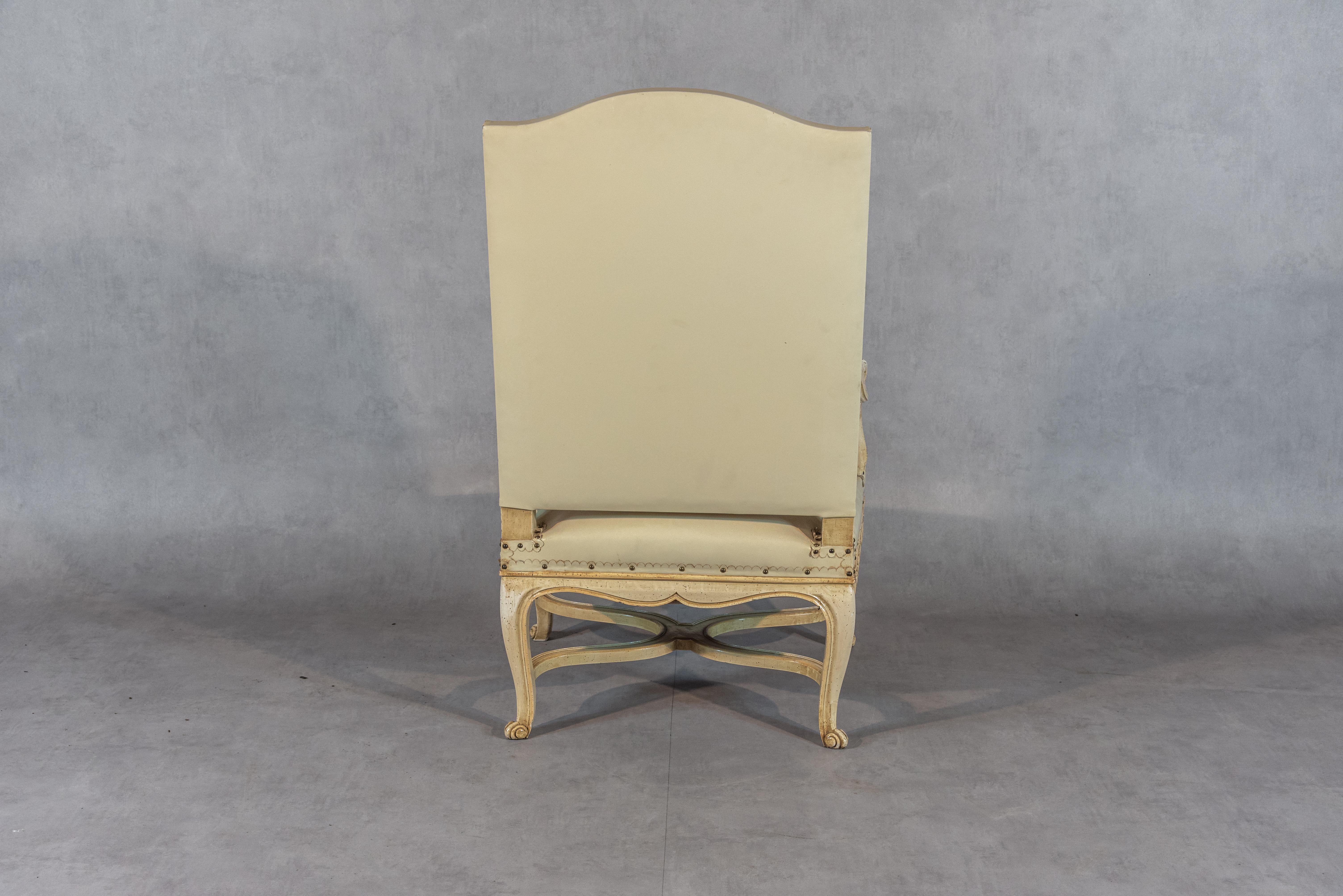 19th Century French Regency Style Oak Armchairs 11