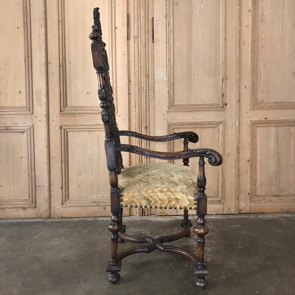 19th Century French Renaissance Armchair 3