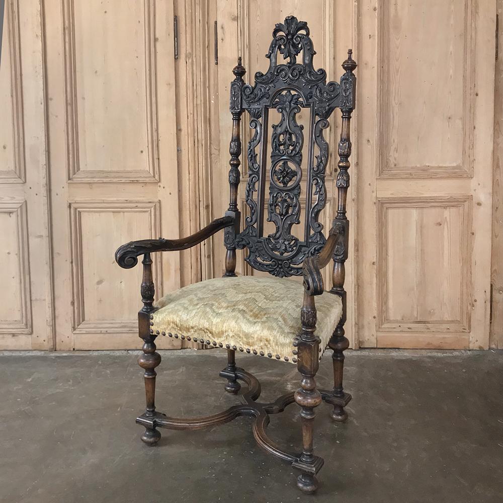 Renaissance Revival 19th Century French Renaissance Armchair