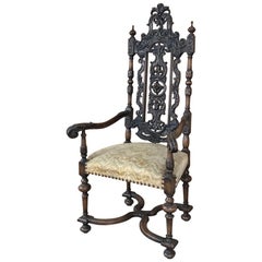 19th Century French Renaissance Armchair