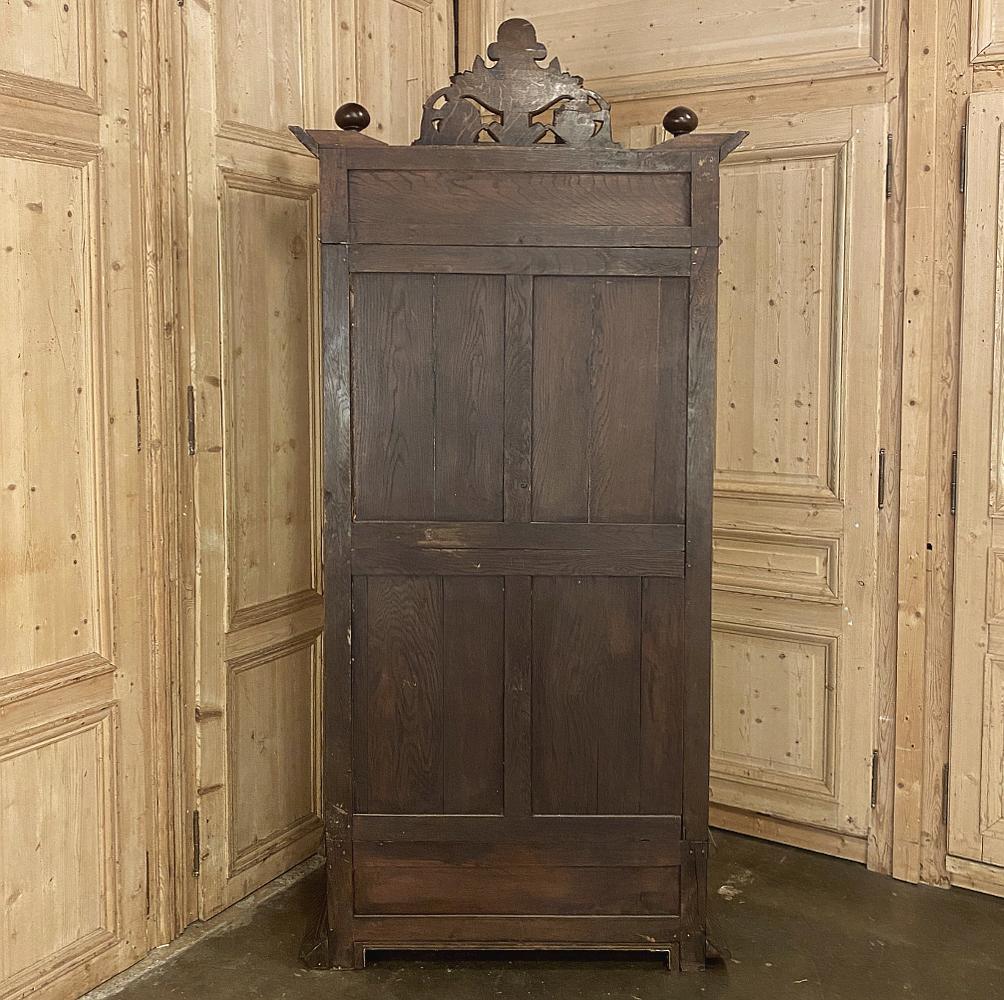Armoire rinascimentale francese del XIX secolo con torsione d'orzo in vendita 7