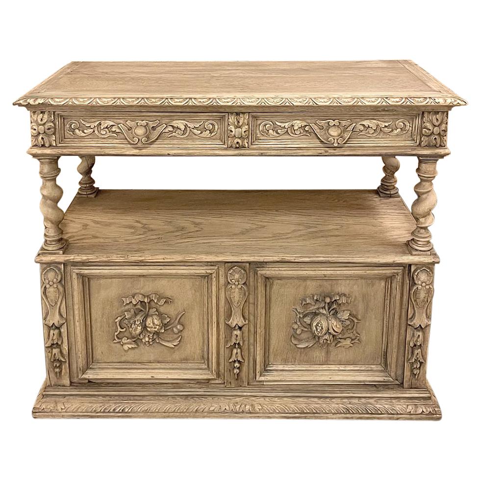 19th Century Flemish Renaissance Oak Buffet at 1stDibs