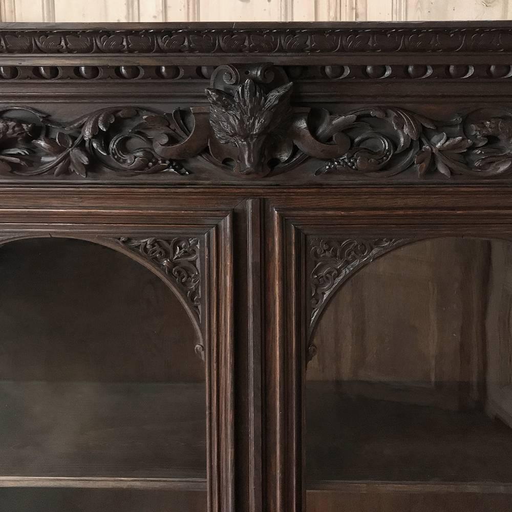 19th Century French Renaissance Barrister's Bookcase 1