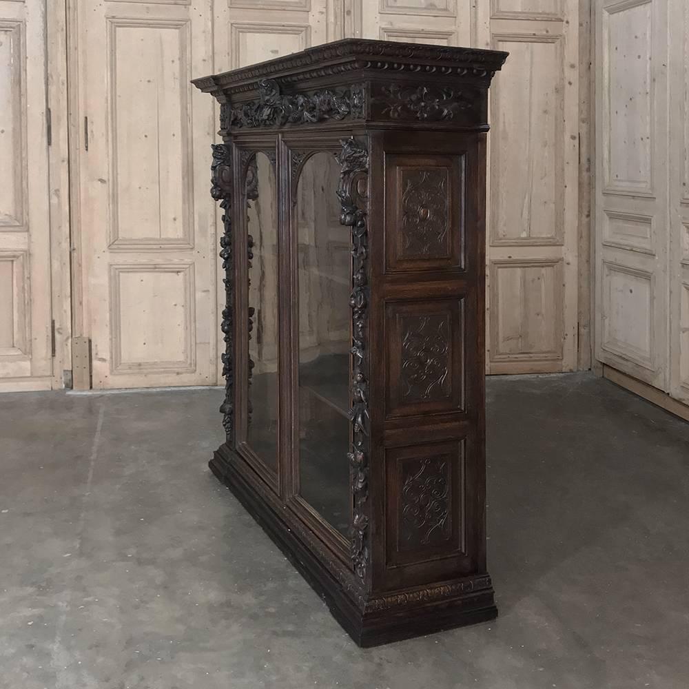 19th Century French Renaissance Barrister's Bookcase 2