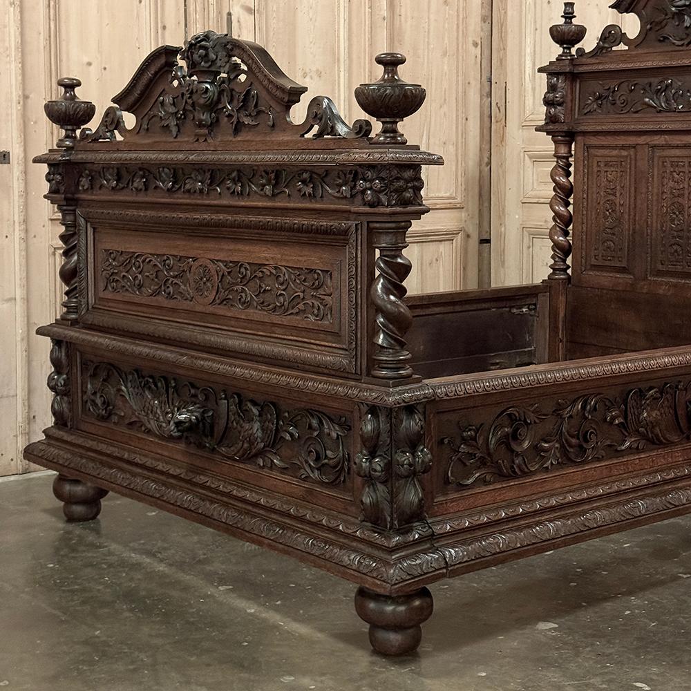 19th Century French Renaissance Bed For Sale 8