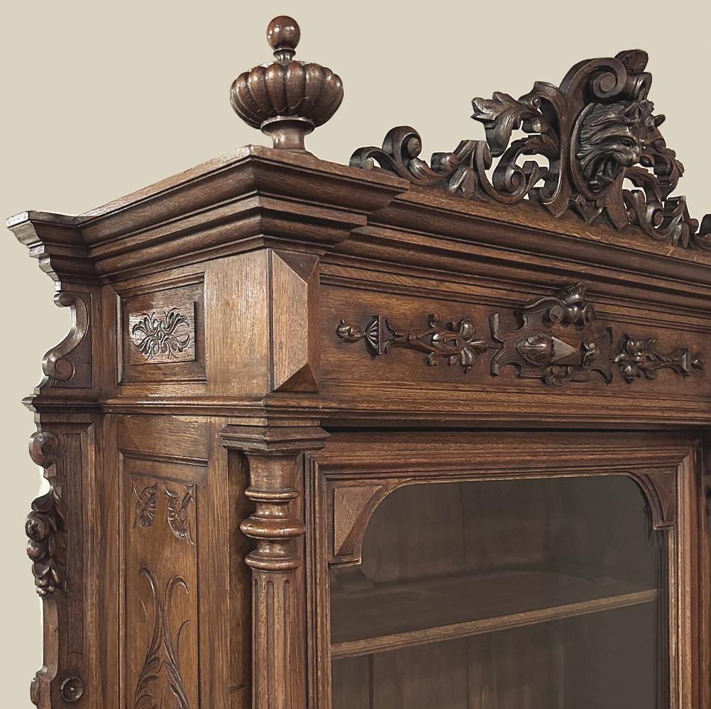 Bibliothèque Renaissance française du 19ème siècle ~ Bibliotheque en vente 3