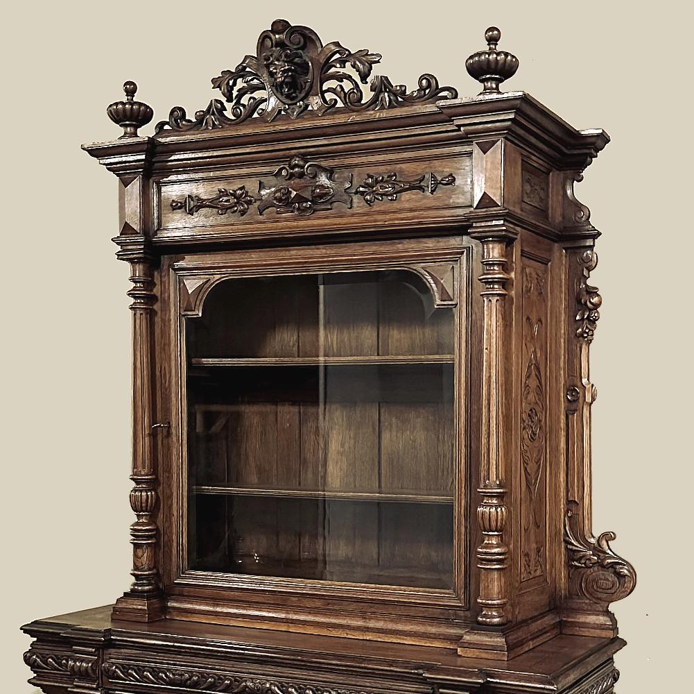 Bibliothèque Renaissance française du 19ème siècle ~ Bibliotheque en vente 9
