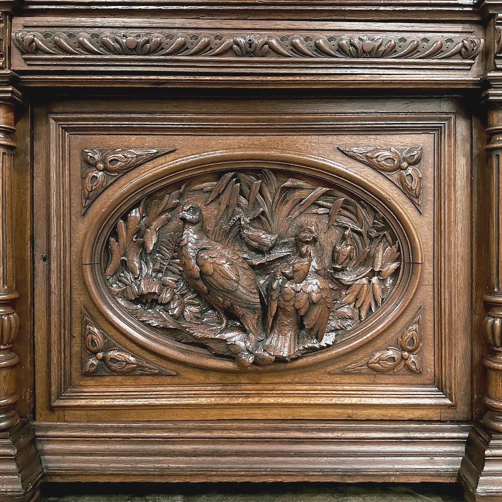 Bibliothèque Renaissance française du 19ème siècle ~ Bibliotheque en vente 11