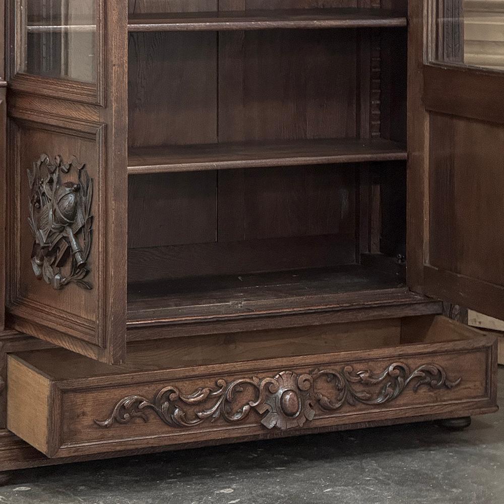Bibliothèque Renaissance française du 19ème siècle ~ Bibliotheque en vente 12