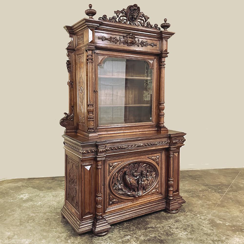 Néo-Renaissance Bibliothèque Renaissance française du 19ème siècle ~ Bibliotheque en vente