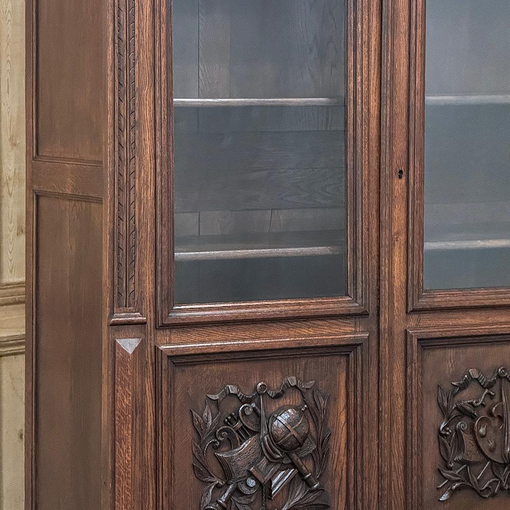 Bibliothèque Renaissance française du 19ème siècle ~ Bibliotheque Bon état - En vente à Dallas, TX