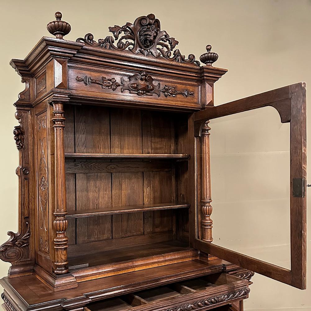 Bibliothèque Renaissance française du 19ème siècle ~ Bibliotheque en vente 1