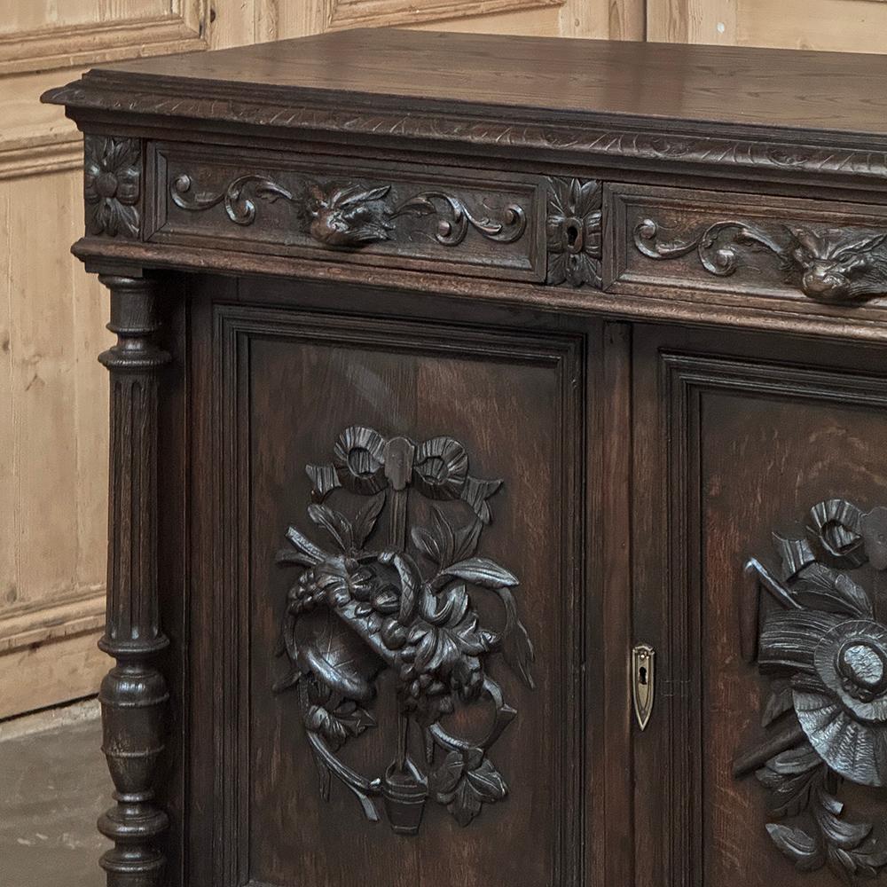 19th Century French Renaissance Buffet For Sale 4