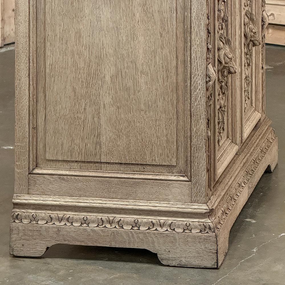 Buffet rinascimentale francese del XIX secolo in Oak scortecciato in vendita 7