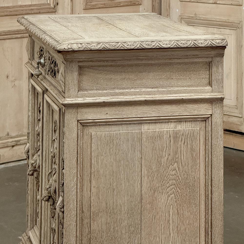 Buffet rinascimentale francese del XIX secolo in Oak scortecciato in vendita 8