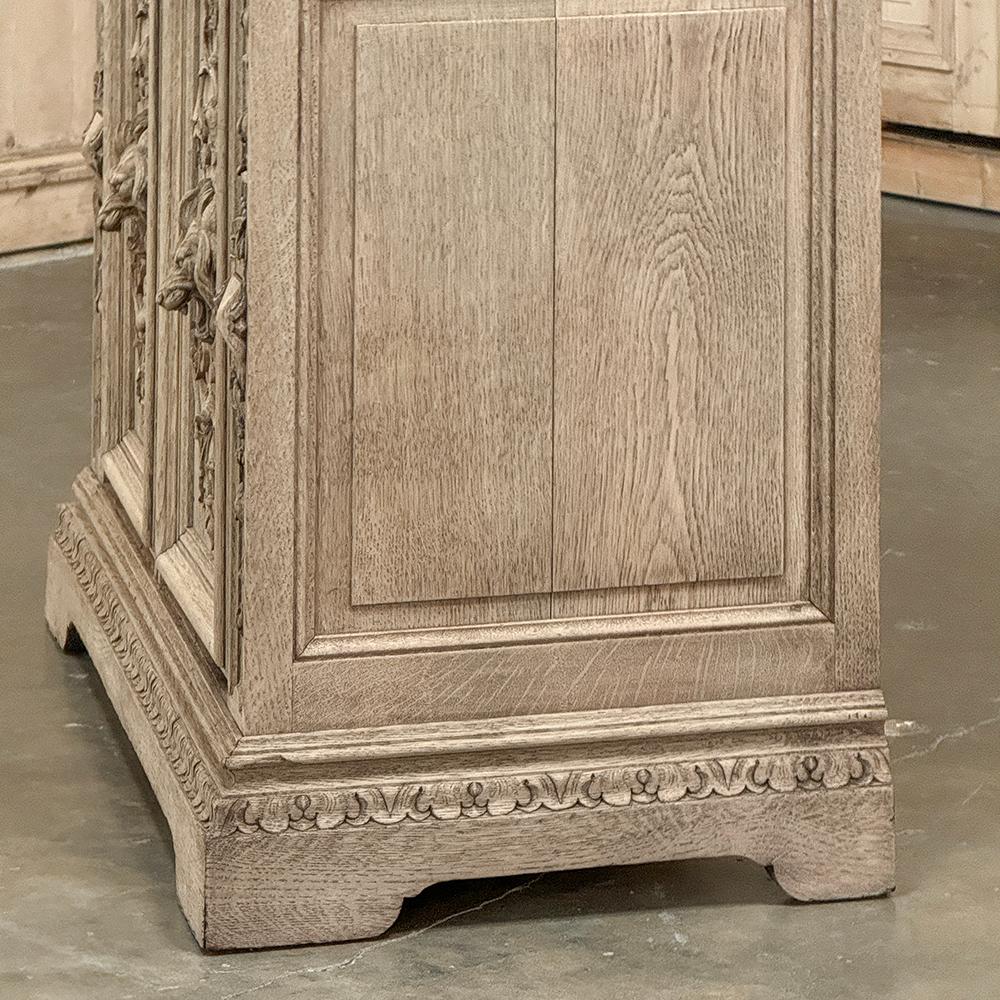 Buffet rinascimentale francese del XIX secolo in Oak scortecciato in vendita 9