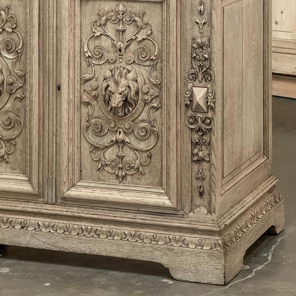 Buffet rinascimentale francese del XIX secolo in Oak scortecciato in vendita 3