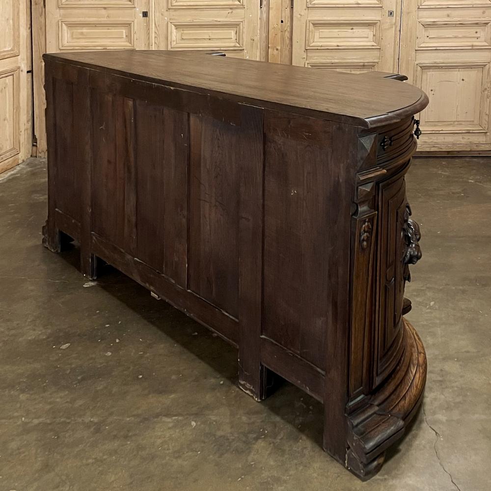 19th Century French Renaissance Buffet with Rounded Sides 7