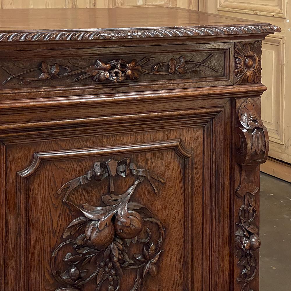 19th Century French Renaissance Confiturier ~ Cabinet For Sale 6